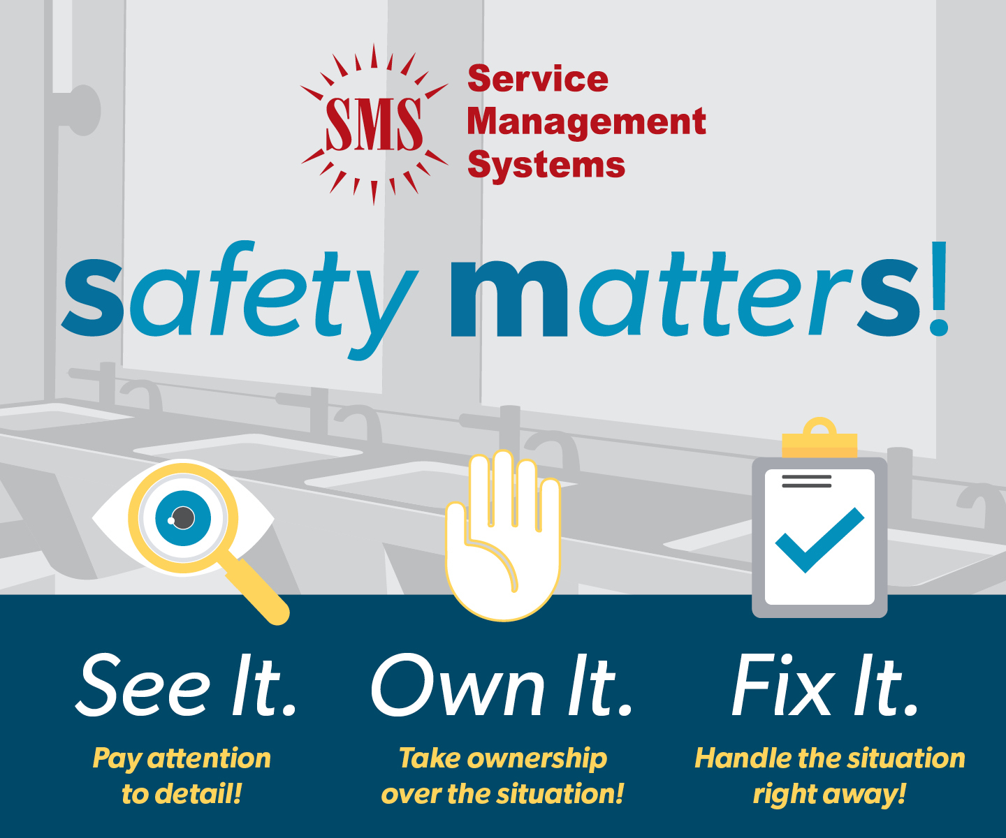 SMS Safety Matters! See It. Own It. Fix It.